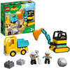 CAMION Y EXCAVADORA CON ORUGAS DUPLO / LEGO 10931