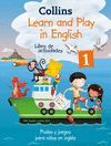 COLLINS LEARN AND PLAY IN ENGLISH. LIBRO ACTIVIDADES. PUZLES Y JUEGOS PARA NIÑOS